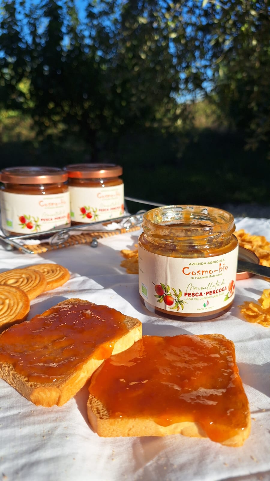 Marmellata di pesca percoca bio - Cosmo Bio Azienda Agricola